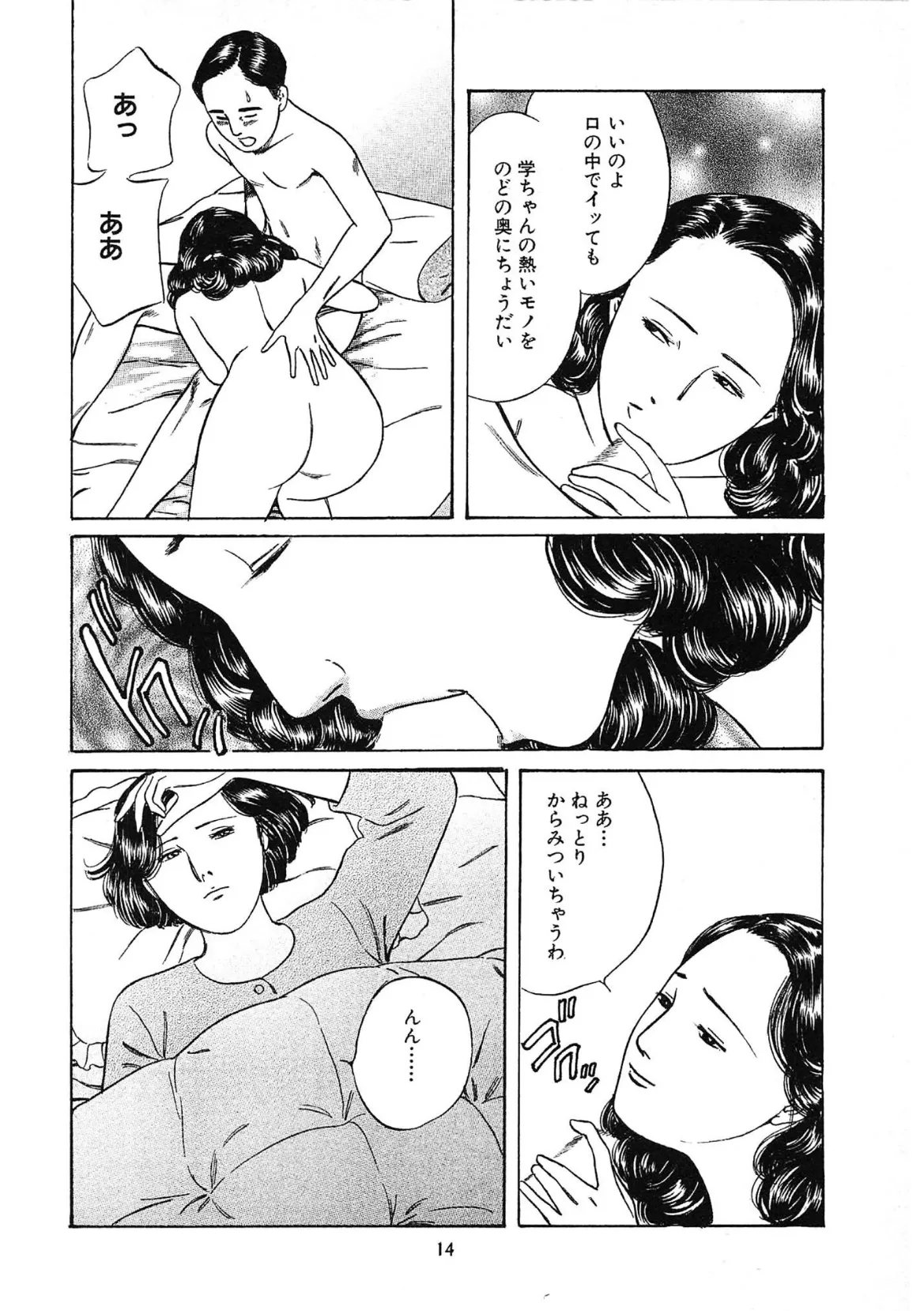 若妻閉ざされた寝室＜描き下ろし原画入り特別版＞・鶴永いくお官能コレクション13 14ページ