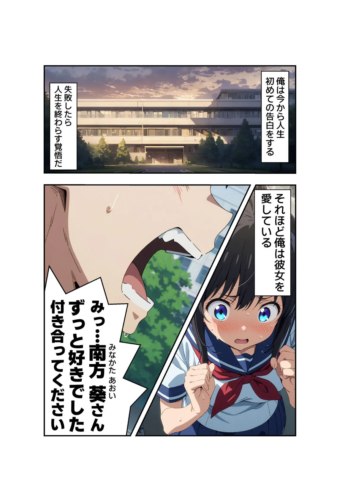 びしょ濡●●● 第1被害者 南方 葵【単話】 （1） モザイク版 3ページ