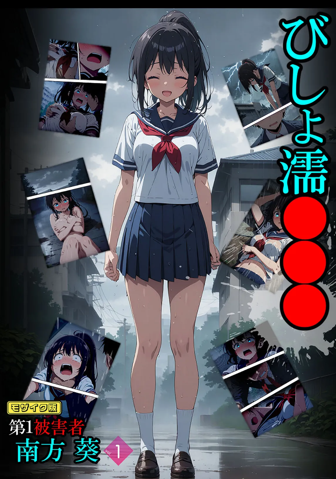びしょ濡●●● 第1被害者 南方 葵【単話】 (1) モザイク版